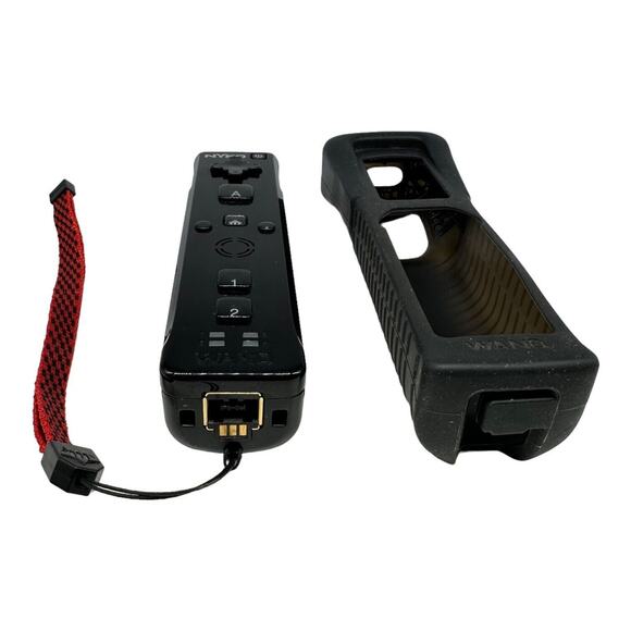 Nyko Wand Remote Controller Black w/ Case for Nintendo Wii Wiimote - Untested - Picture 3 of 10